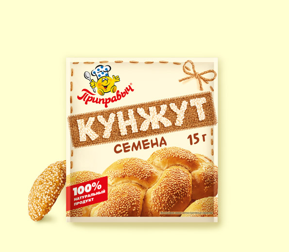 Кунжут 15г*28шт (Flow pack) Приправыч